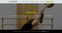 Desktop Screenshot of energym.de